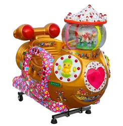 LYER2143 locomotive coin operated train, coin operated train ride with spring, best sale amusement train on stock