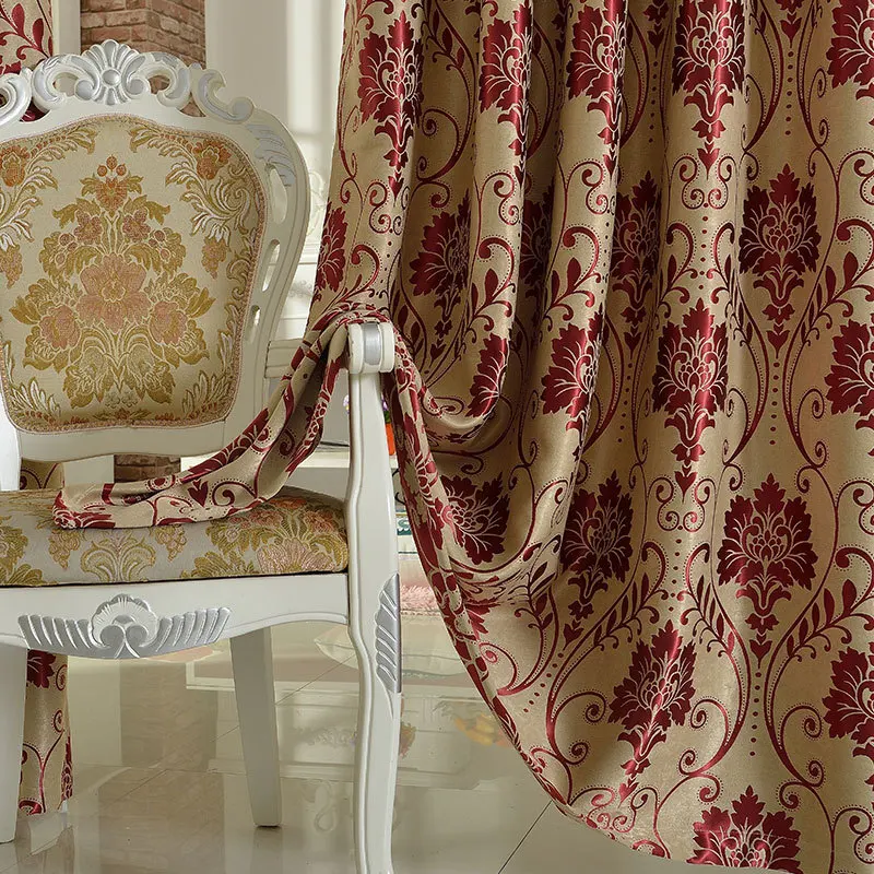 Wholesale cheap jacquard fabric printed roll curtain cloth