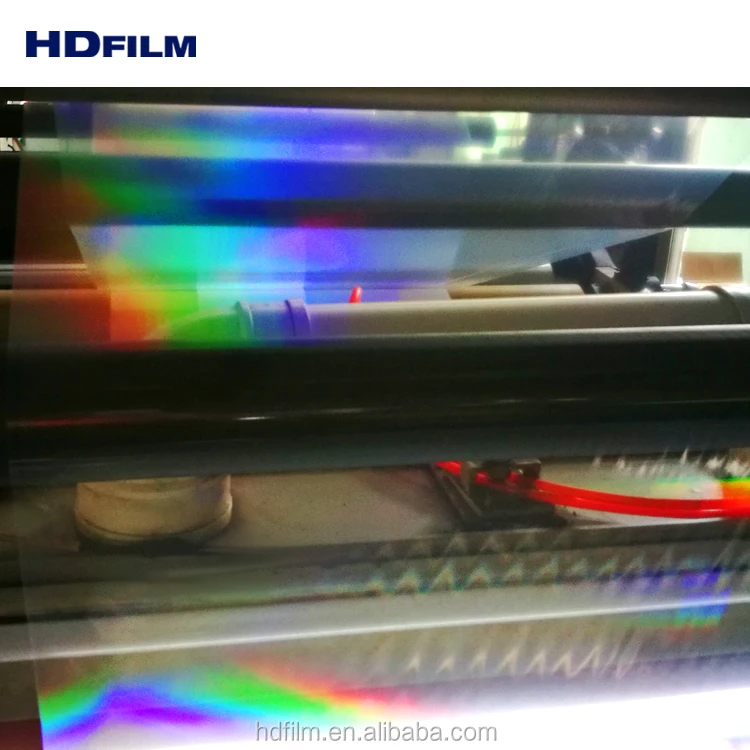 High Quality Seamless Transparent Holographic Lamination Film
