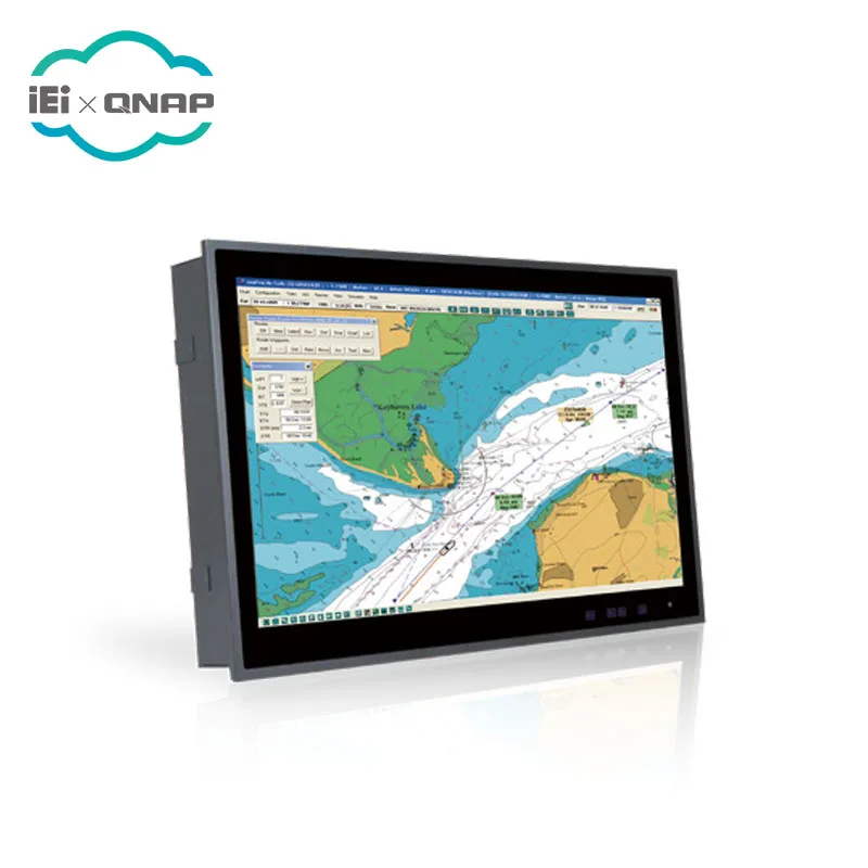 IEI S24M-AD/PC 24 inch IP66 Marine Display with AC and DC redundant power, PCAP touch screen