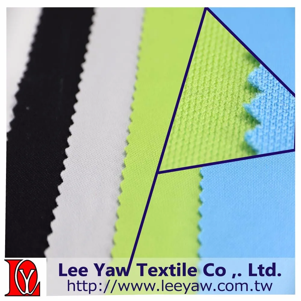 100% recycle pet polyester pique interlock fabric