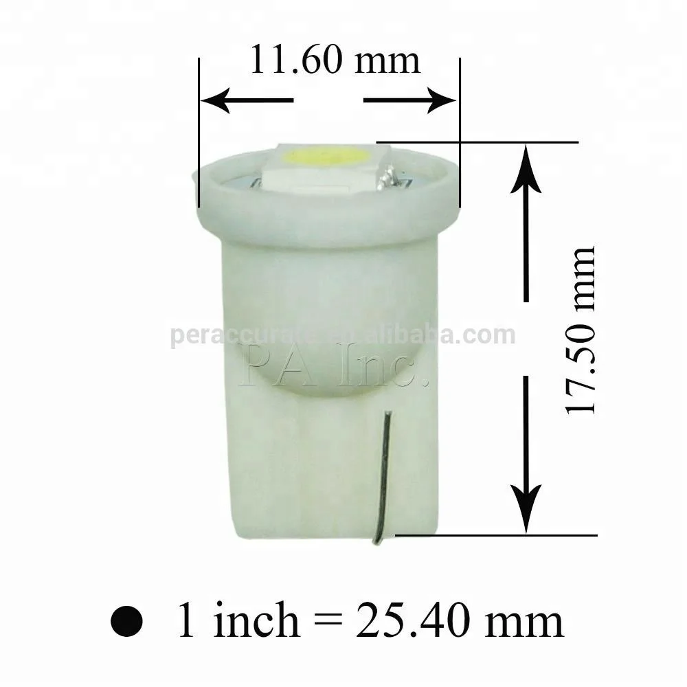 PA Pinball LED Bulb for Game Machine Parts 1SMD 168 194 W5W #555 T10  6.3V AC/DC High Brightness Colorful Light