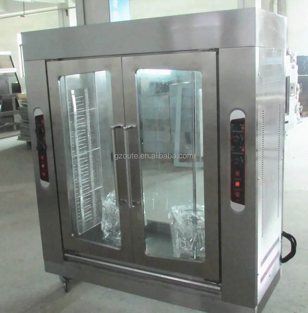 Вертикальная электрическая духовка для гриля, 2 двери, 24 подвесных корзины