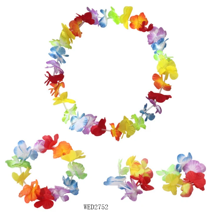Hawaiian Luau Hibiscus Birthday Party Decorations Supplies Luau Garland Hawaiian Tropical Flower Lei Party Favors