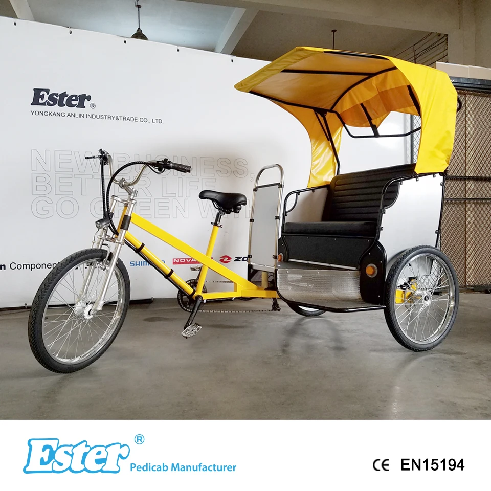 ESTER Classic Electric Passenger Rickshaw 3 Wheel Bicycle,old model front motor