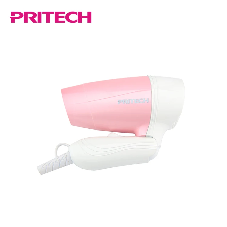 PRITECH 1200W Custom Portable Travel Use Foldable Dual Voltage Hair Dryer