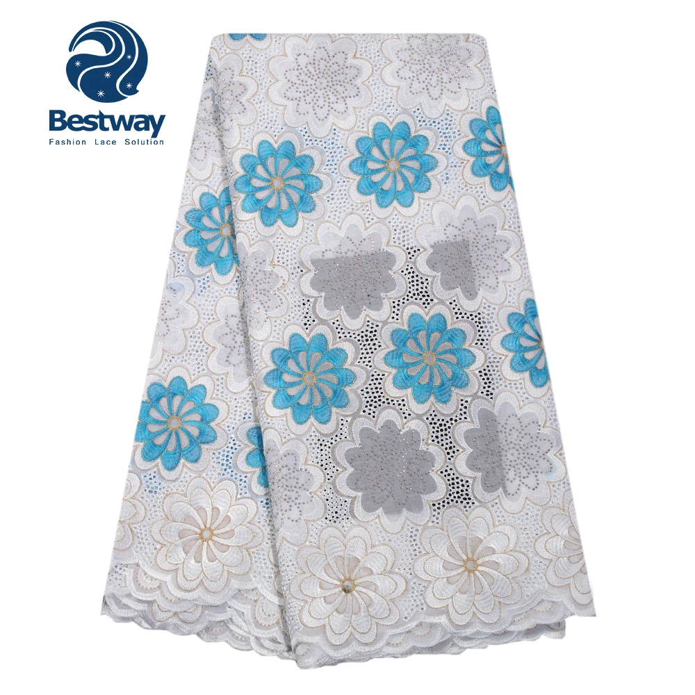 Bestway двухцветная швейцарская вуаль кружева со стразами для вечернего платья