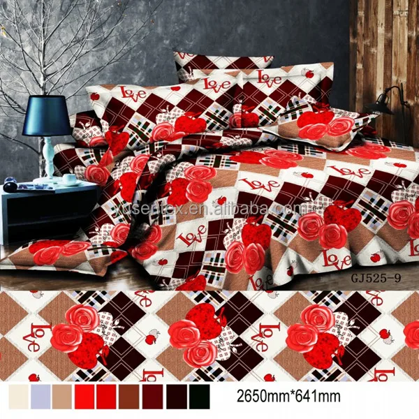 Cheap china factory polyester pigment print fabric for bedding bed sheet fabric high quality 100 polyester microfiber fabric