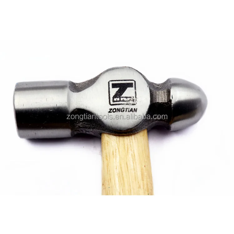 
China Guangzhou fine polishing wooden handle ball pein hammer 