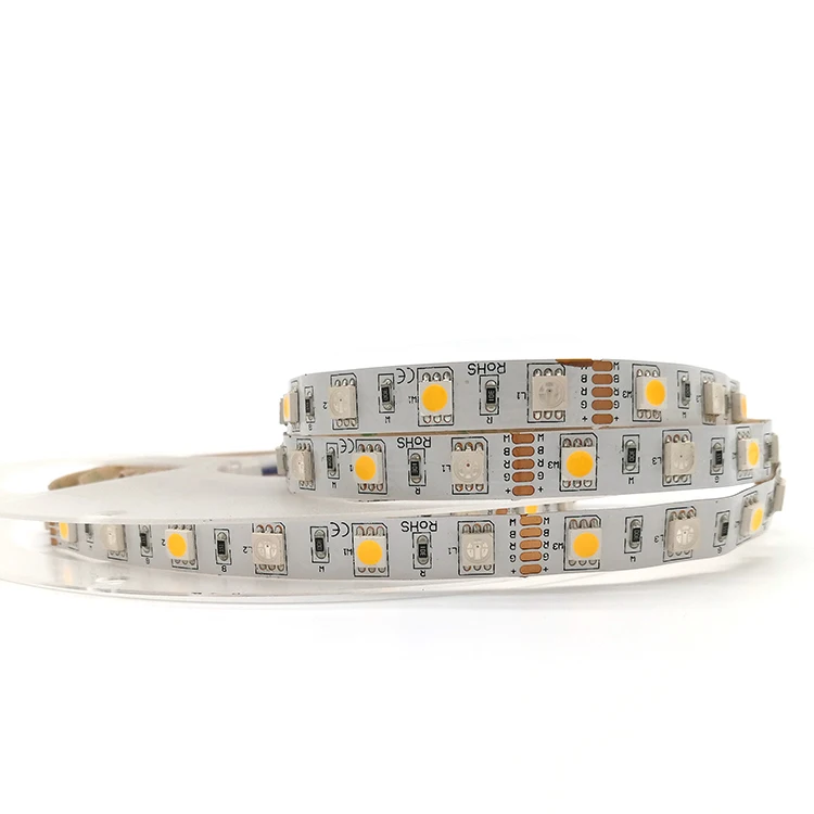 
2019 Hot New Products SMD5050 14.4W/M Slim Rgb Led Strip 12 Volt Flexible Rgb CCT Led Strip Lights IP20 IP65 IP68 