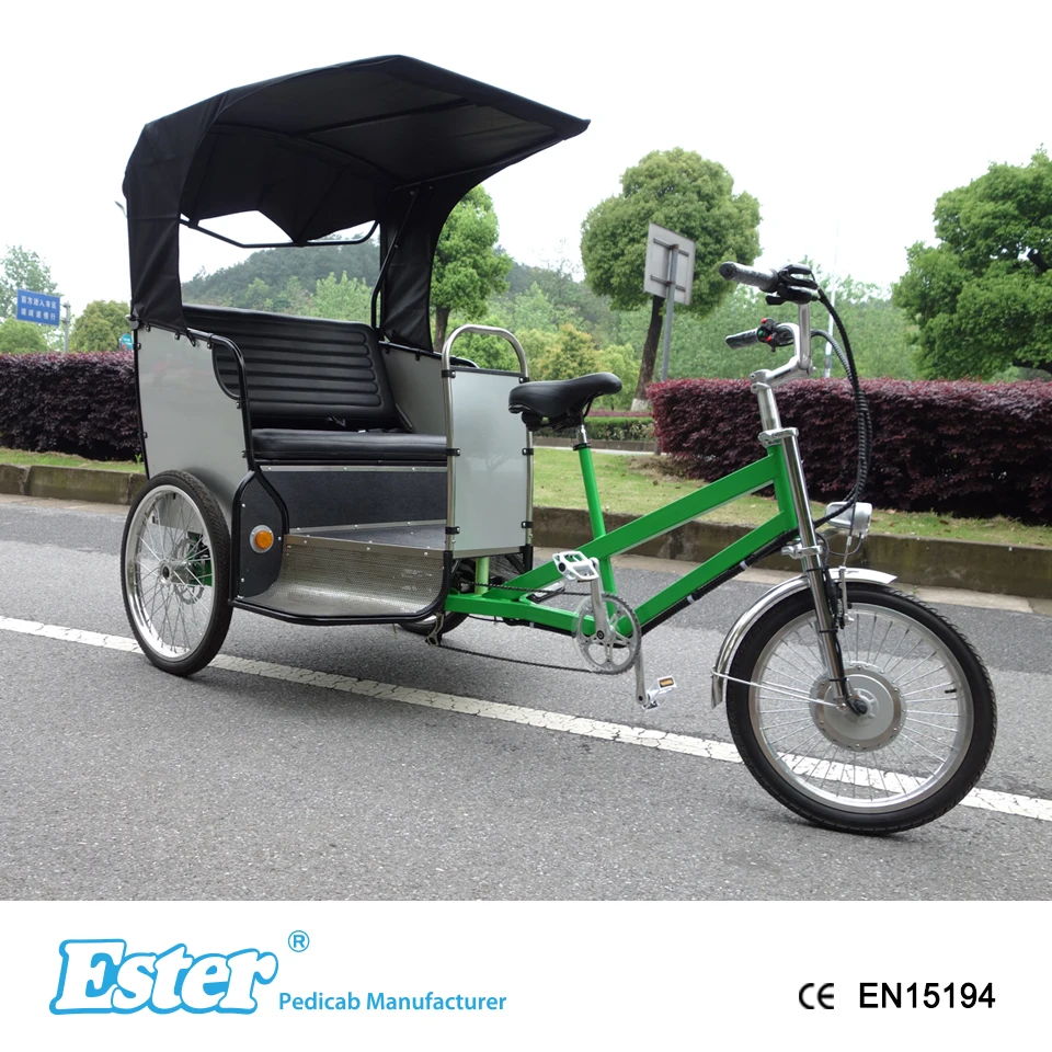 ESTER Classic Electric Passenger Rickshaw 3 Wheel Bicycle,old model front motor