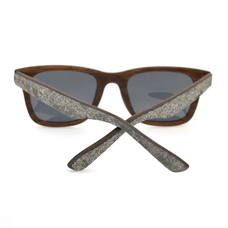 New Product Custom Hand Polished Real Stone Wood Sun Glasses Sunglasses from Shenzhen