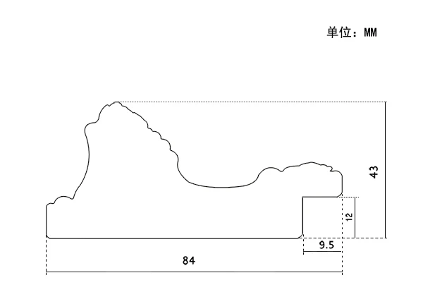 
Yiwu Junlin newest PS picture frame moulding shadow box wholesale mirror frame moulding for sale/cheap polystyrene picture frame 