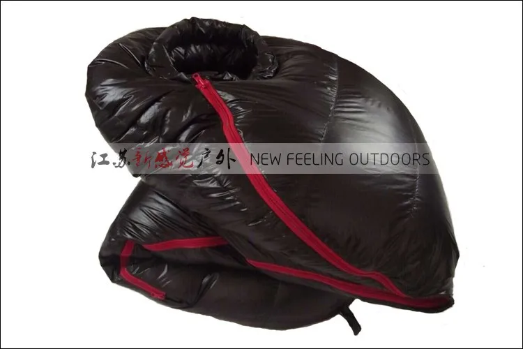 Спальный мешок для взрослых с гусиным пухом для холодной погоды