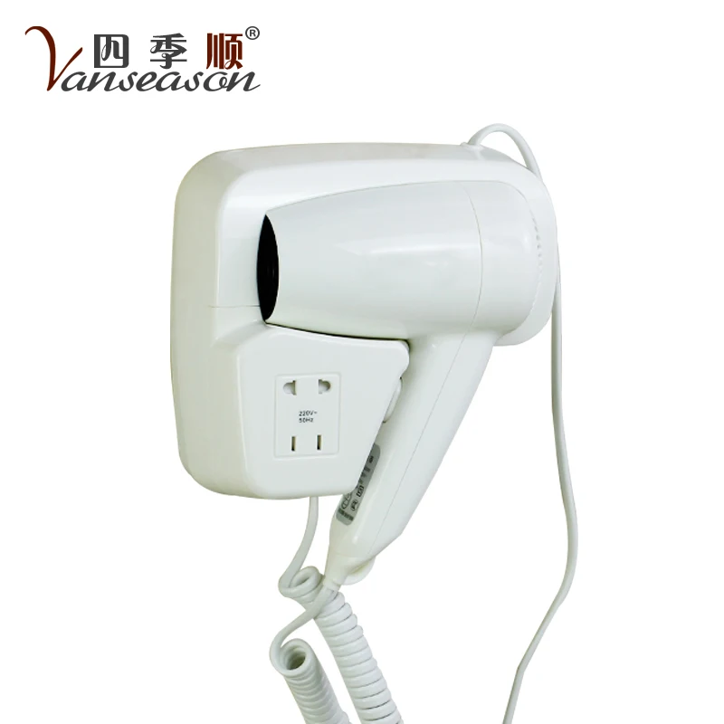 Wall Mounted New Style Professional Portable Hotel and Bathroom Hair Dryer with Plug