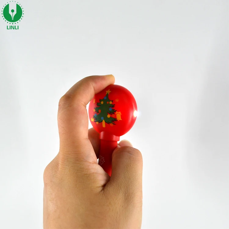 
Giveaway Gifts Sound Led Christmas Pen, Christmas Ballpoint Pen, Multi-function Pen 