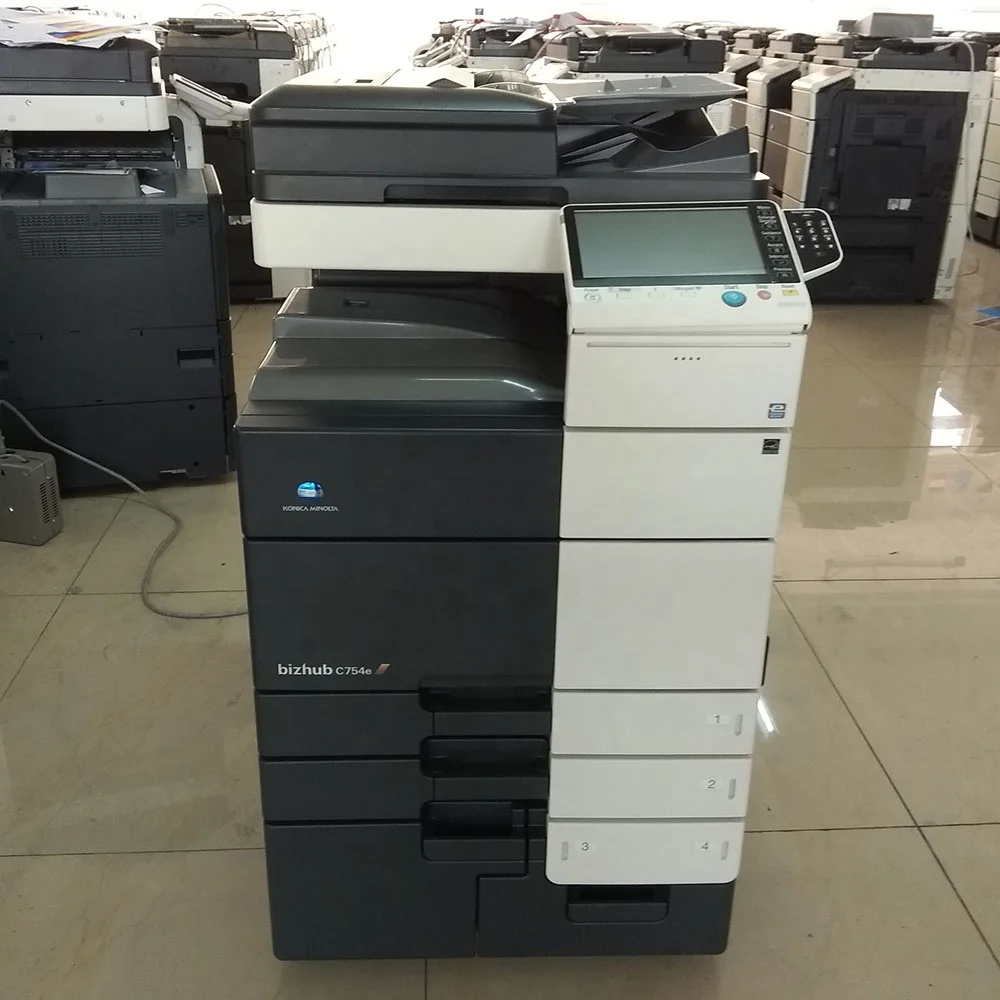  Подержанные Фотокопировальные машины konica minolta C654 C654e C754