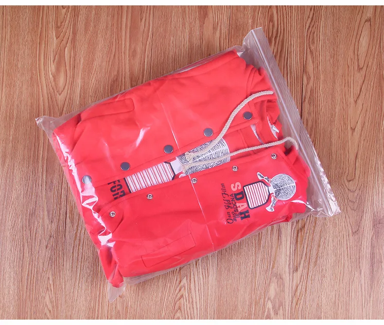 zhejiang custom PE LDPE Clear Plastic Zipper Bag Resealable Zip Lock Bag