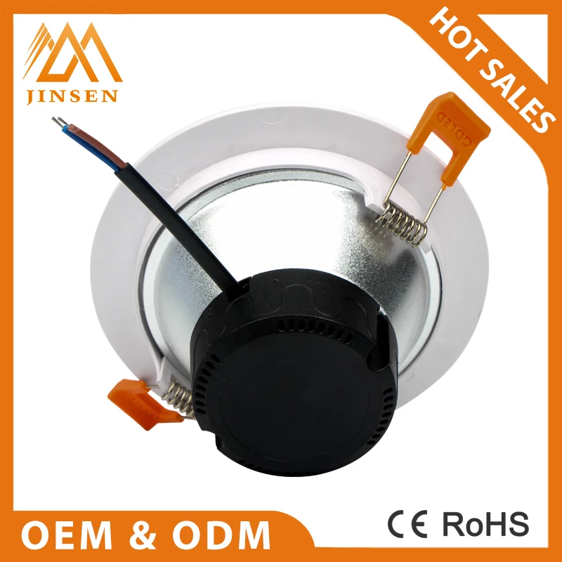 
Hot sale 2800-3500K/4000-4500K/6000-6500K 7w smd recessed down led light 