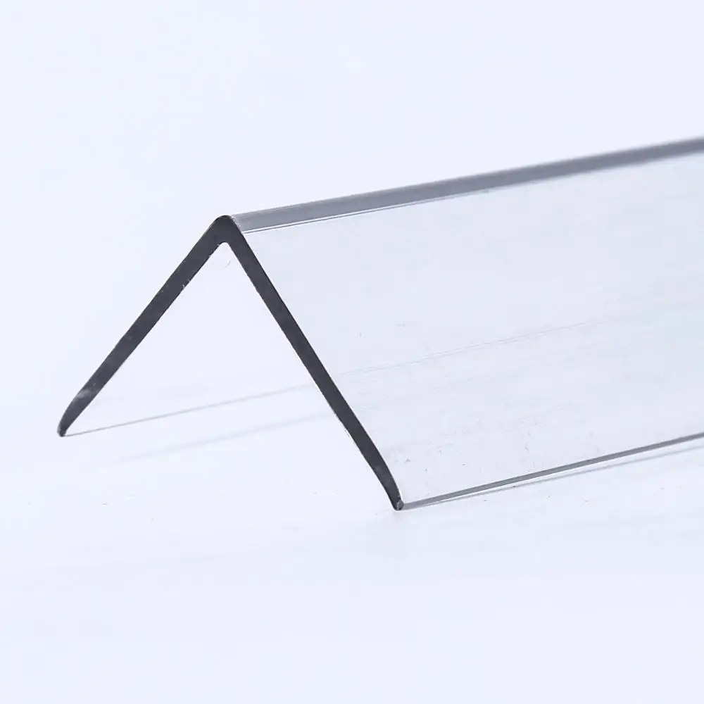 PVC Bead L-Shape Corner Seal Strip PETG & ASA for Window Shower Door Building Workshop Use-Quality Glass Accessories