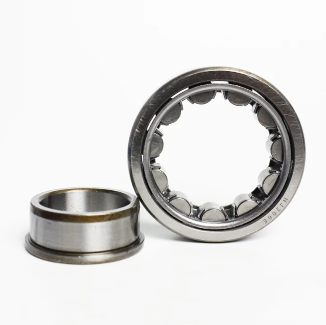 Chrome steel ABEC3 Z2 V2 Cylindrical Roller Bearing NJ206 NJ206E
