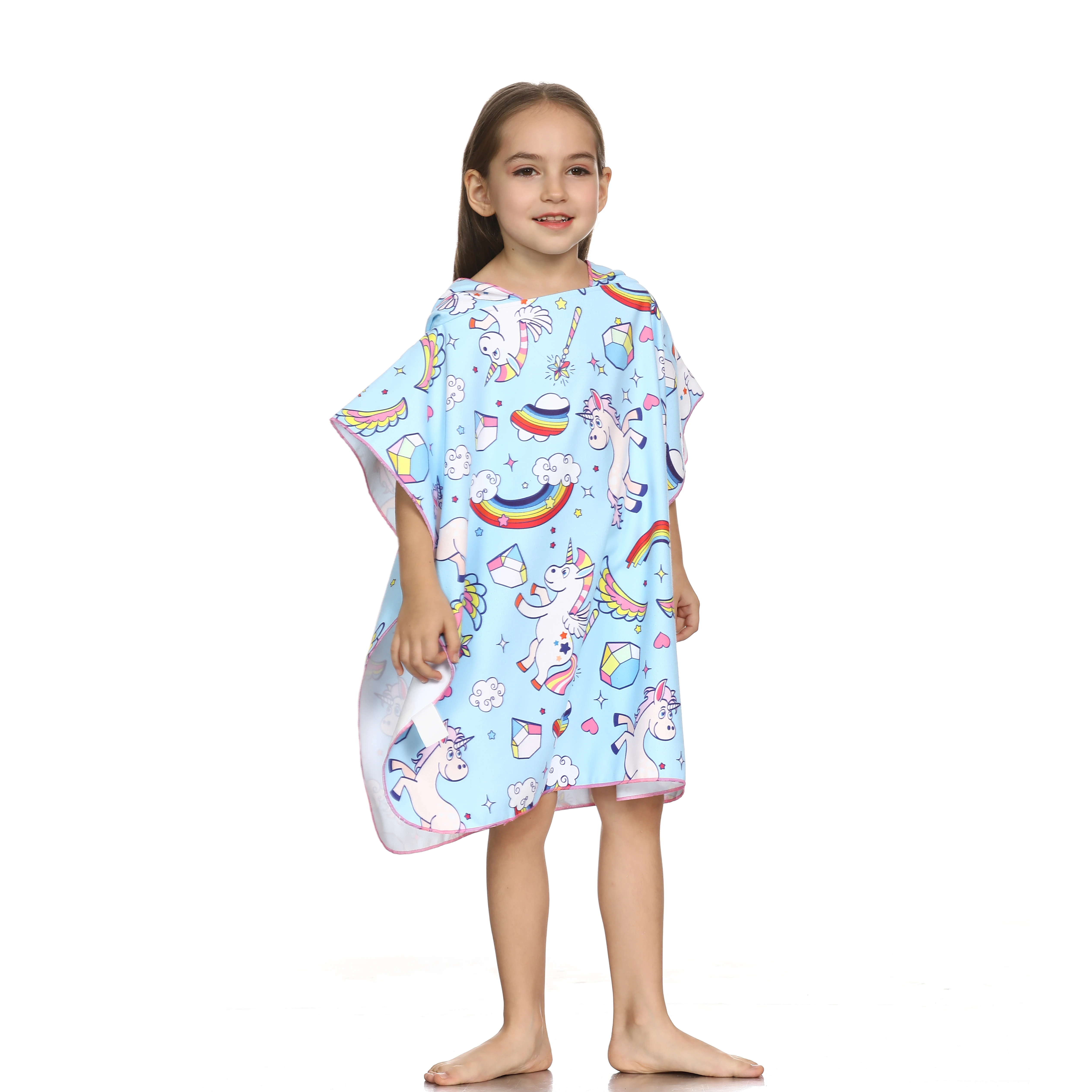 
Zale 2019 High Quality Children Friendly Skin Produce Compressed Towels Extra Soft Bath Robe Set Animal Shape Baby Towel 