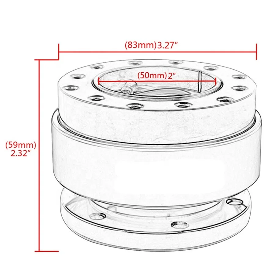 Steering Wheel Hub Boss Kit +Quick Release Adapter Fits For 89-98 Nissan 240SX Maxima  Infiniti  G35/G37