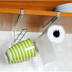 Multifunctional Metal Wire Kitchen Holder Hanging Coffee Mark Cup Drying Rack Hooks for Towel Tea Cup
