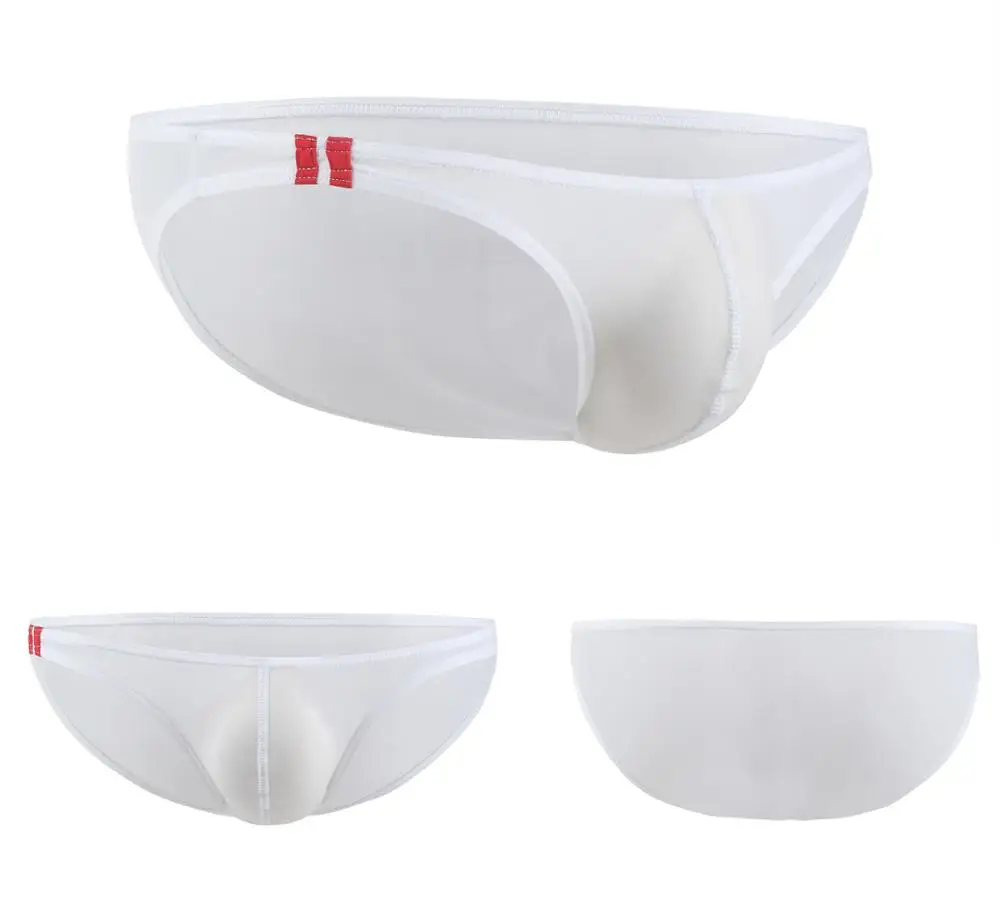 Sexy blank plain boxer shorts low rise underwear wholesale plain mens briefs