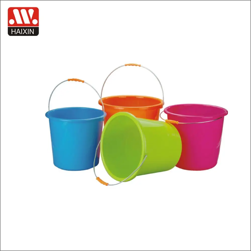 plastic bucket with metal handle bucket without lid 30L