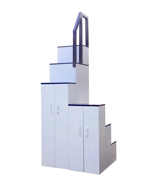 artistic solid wood ladder cabinet