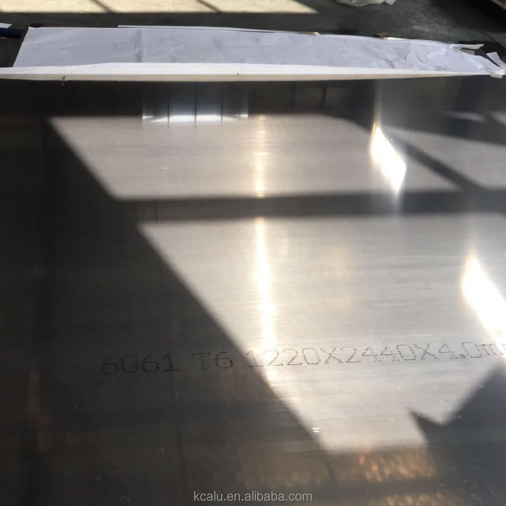 price of aluminum alloy 6000 series 6061 T6 Sheet 2mm 3mm 4mm thick plate