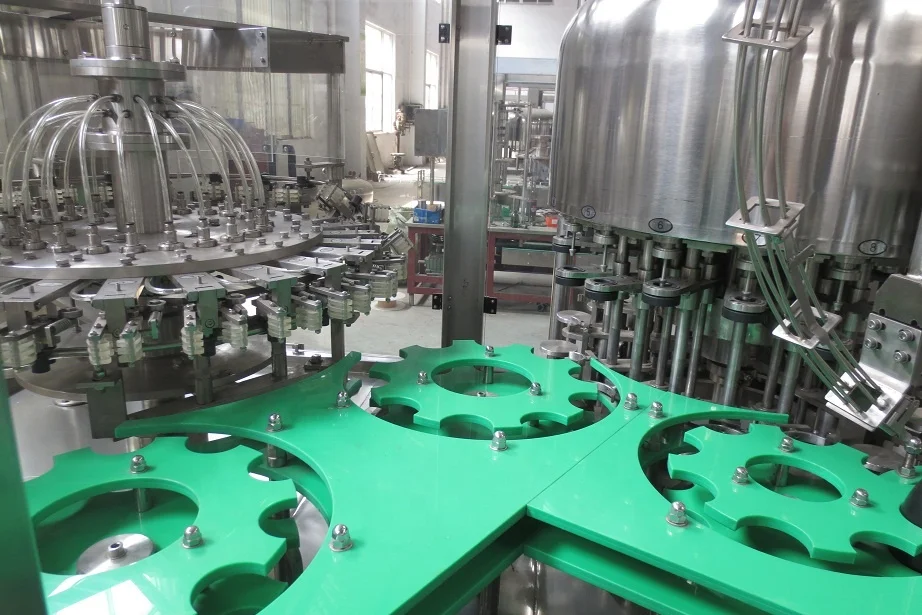
End factory making top quality aluminum Cap automatic glass bottle sparkling water filling machine line 