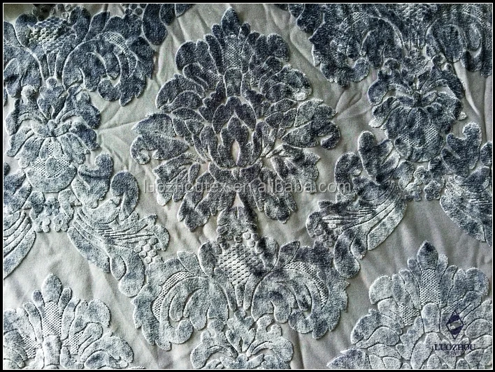 Жаккардовая бархатная ткань для дивана