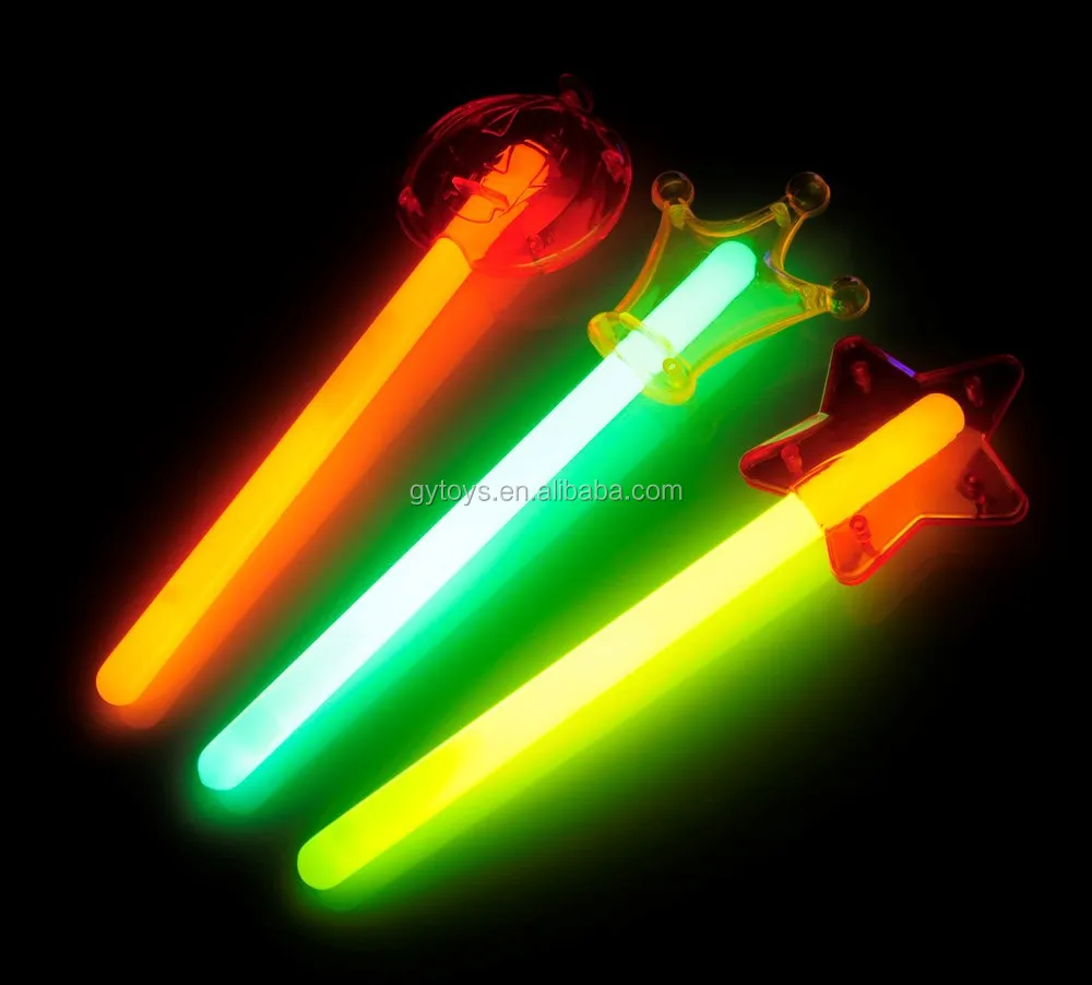 Хэллоуин реквизит концервечерние световая палка в форме звезды glow magic stick игрушка для детей