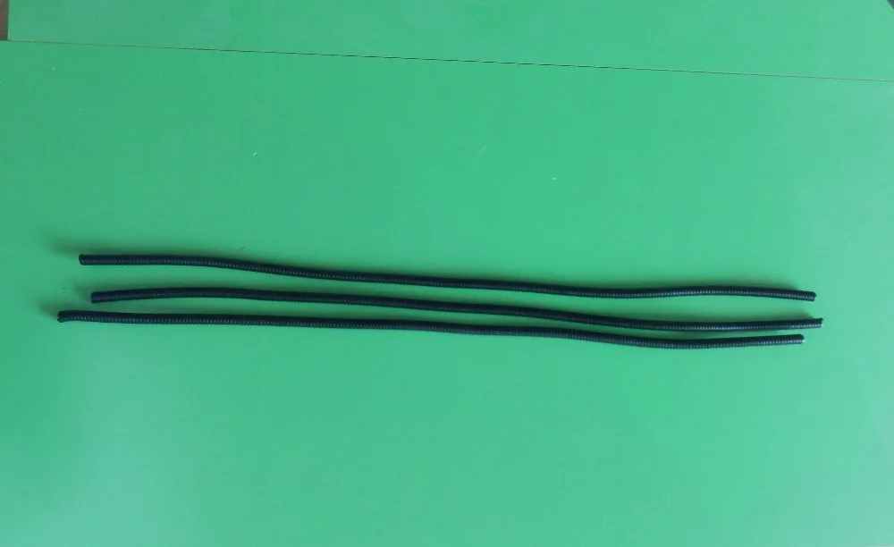 Electrophoresis black metal flexible tube gooseneck pipe for led lighting with wire