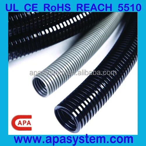 
ul rohs ce approved flexible accordion pipe for cable protection 