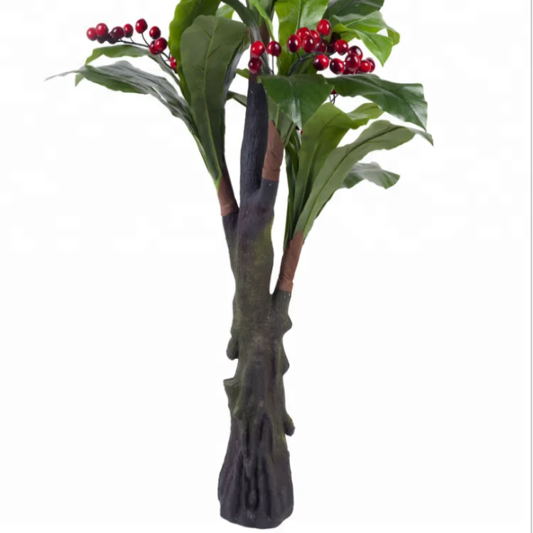 Good Looking Artificial Fruit Tree / High Simulation Cherry Tree For Sale