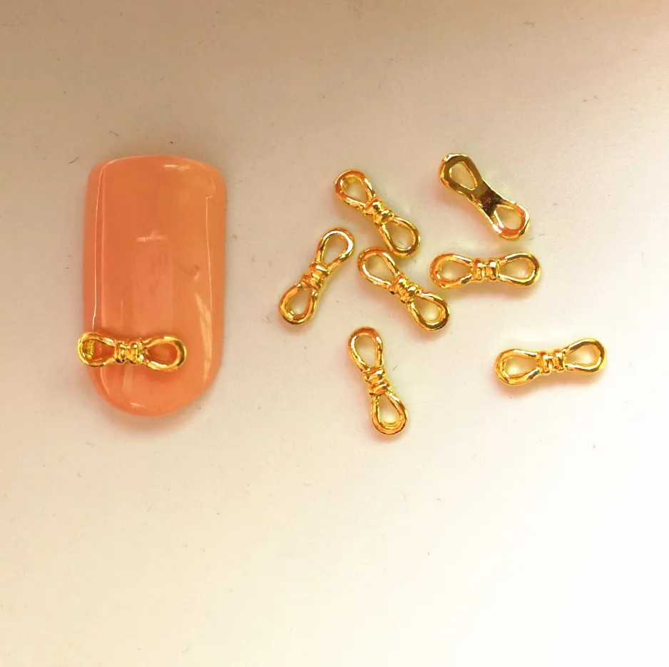 
3D nail art bow nail metal butterfly nail metal decoration 