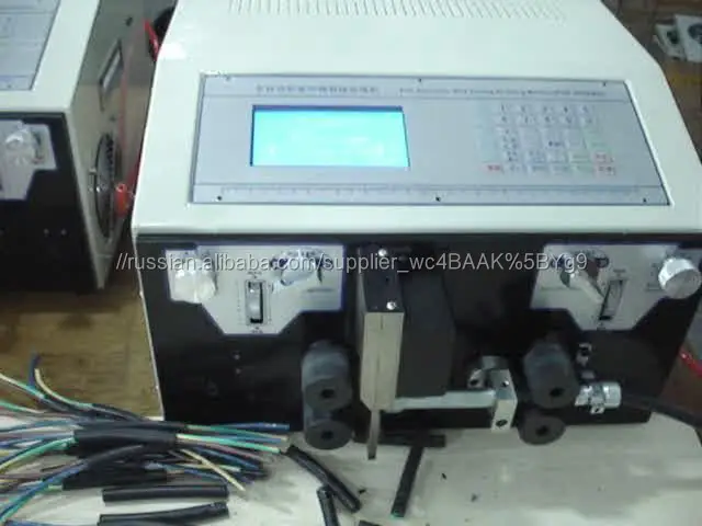 Автоматическая оболочка кабеля зачистки проводов резки двойной подачи проволоки