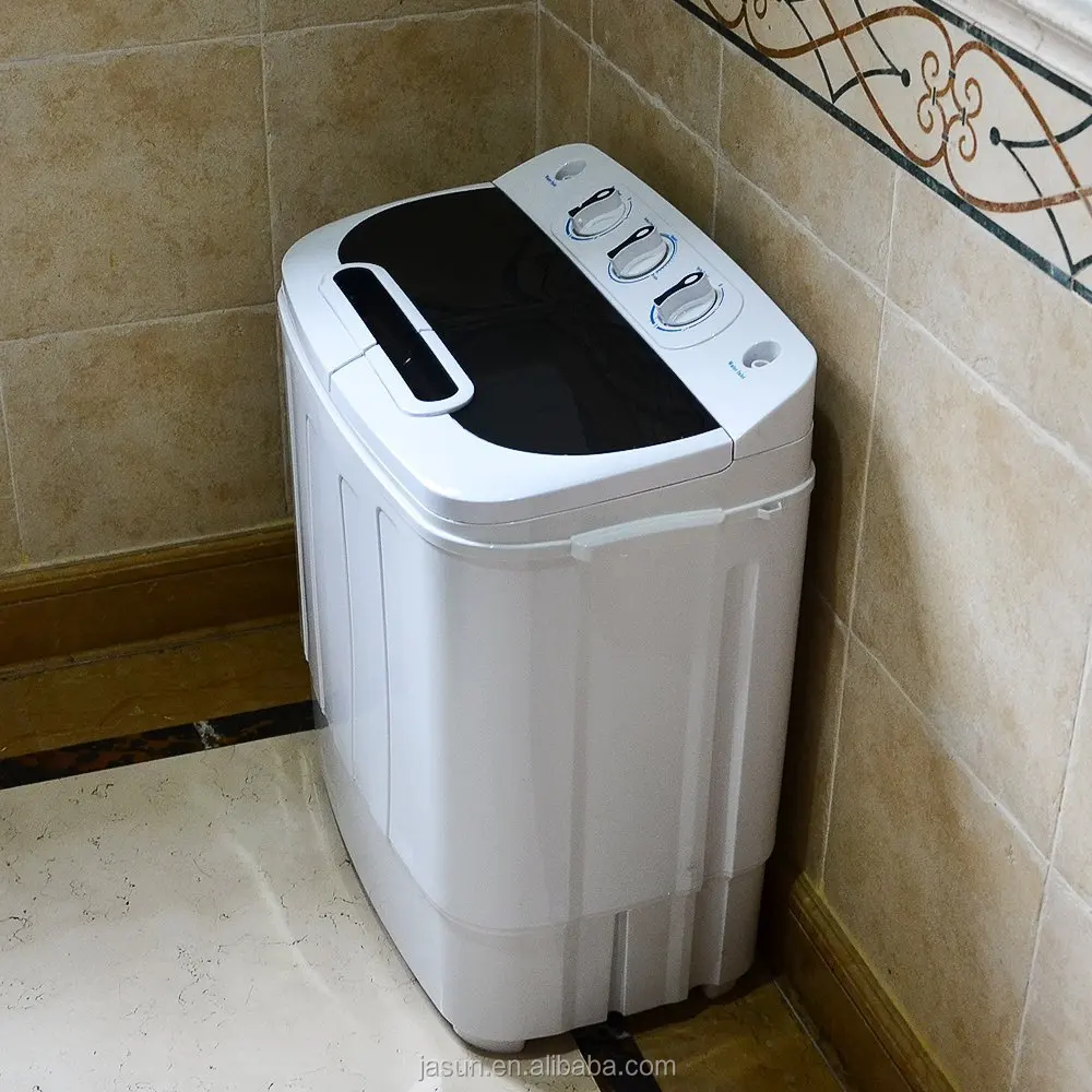 Homeleader W02-014 Washing Machine, Portable and Compact Laundry Washer with 7.93lbs Capacity, Twin Tub, Black and White