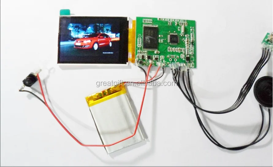 New Video Greeting Card Module Video Recording Module