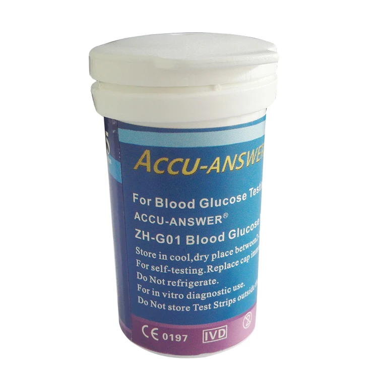 China wholesale diabetic supplies blood glucose test strips glucometer strips