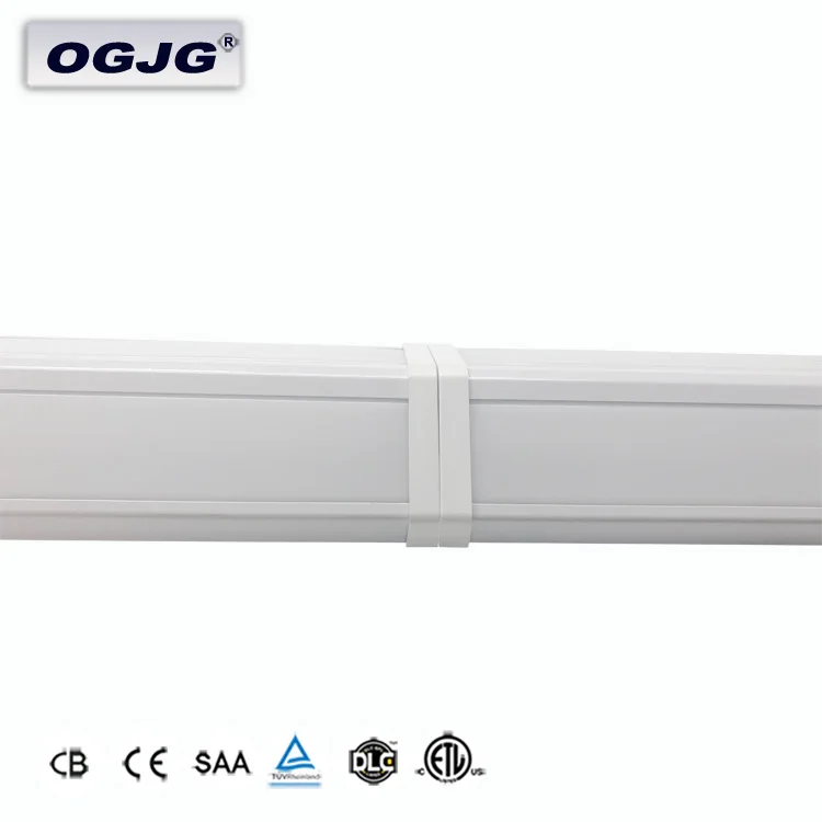 Factory Supply 20w 40w 50W 60w 80w Double Tube both sides Emitting Led Pendant lamp cloakroom pull switch dimmable linear lights