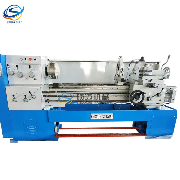 C6240X1500 spindle hole 52mm 80mm 105mm universal lathe machine