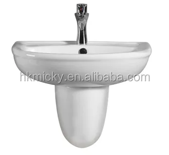 Bathroom granite wall mounted pedestal hand washing sink malaysia