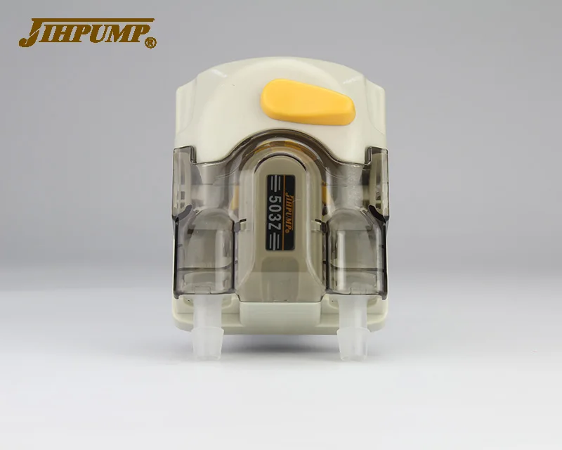 JIHPUMP 2185mL/min Small Mini Micro Easy Load Peristaltic Pump Water Liquid Dosing Transfer Hose Pumps
