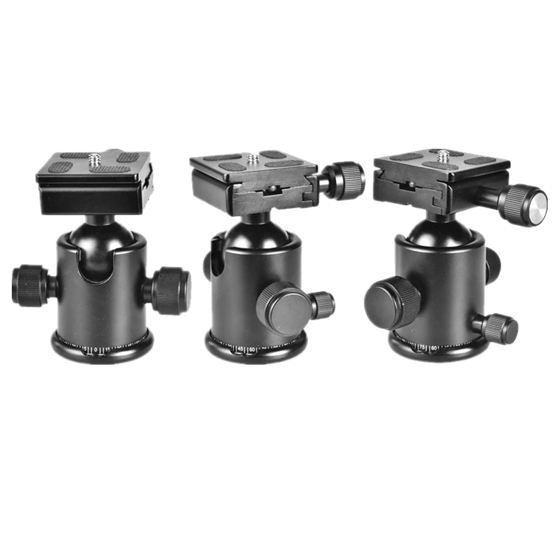 Wholesale Camera Gimbal Head Tripod Mount Mini Professional Camera Tripod 360 Degree camera with DSLR Ball Head