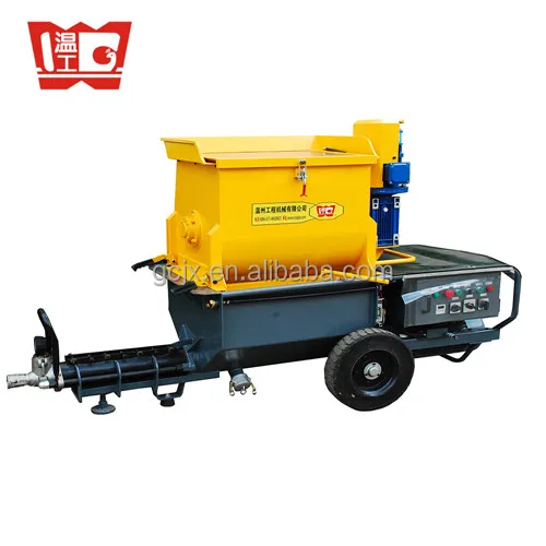 Cement Mortar Mixing Pumping Screeding Grouting Spraying Wall Plastering Rendering Machine