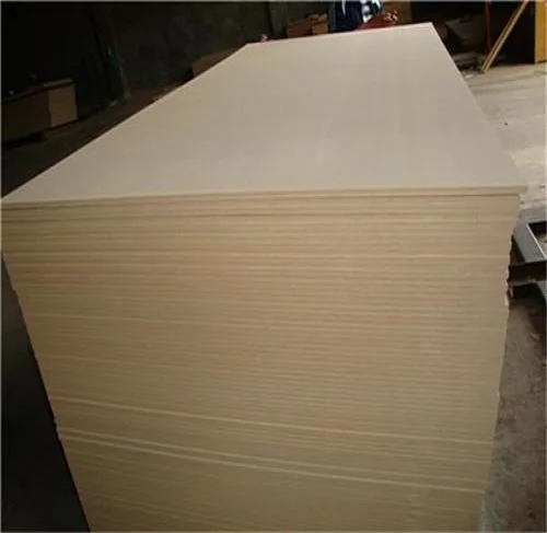Chinese factory wood fiberboard board high density pearl white texture MDF board for sale